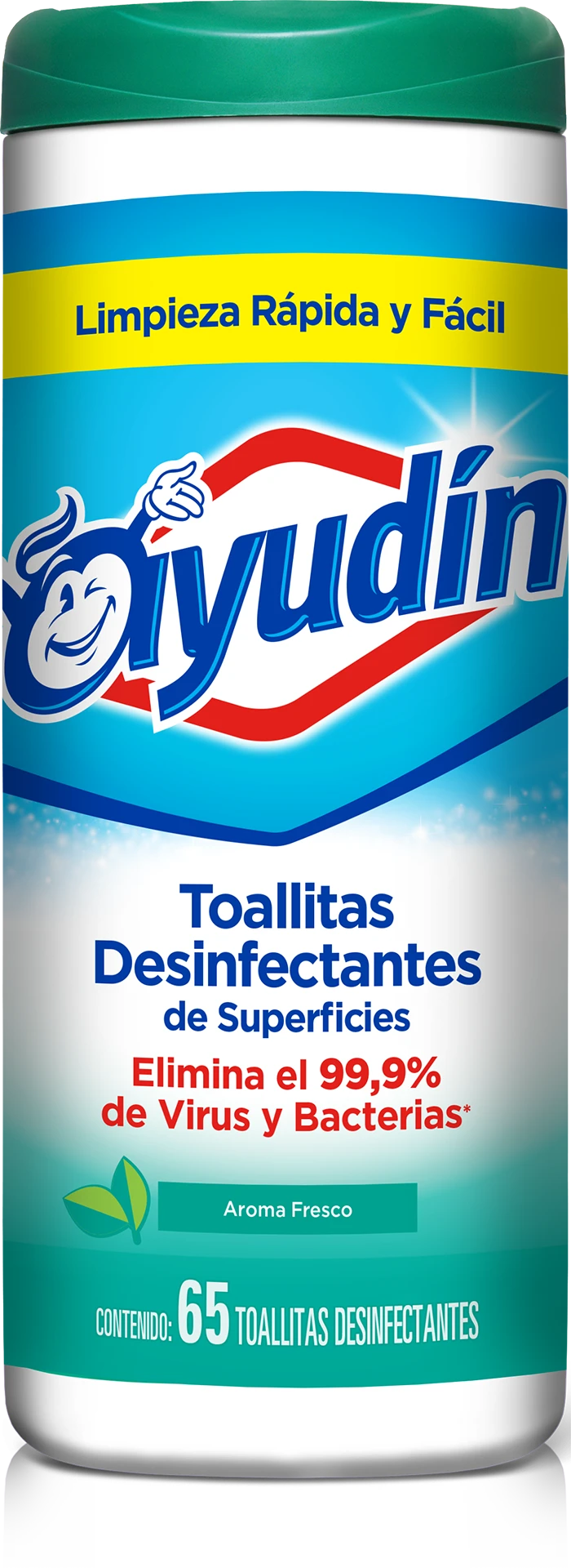 Toallitas Desinfectantes Cannister Fresco 65u